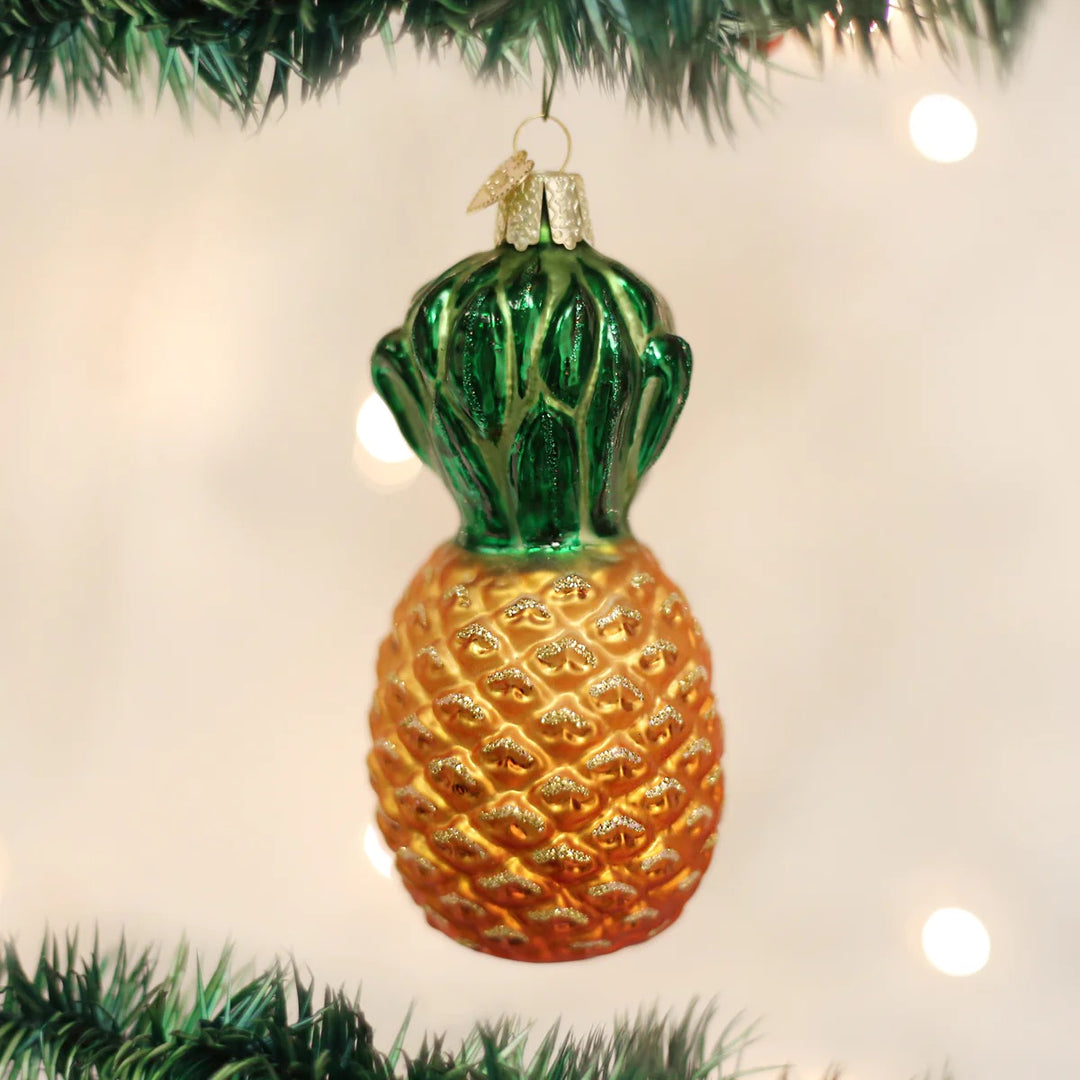 Old World Christmas: Fruit Hanging Ornaments, Set of 8 sparkle-castle
