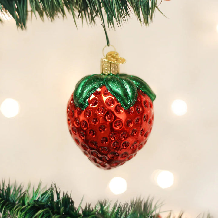 Old World Christmas: Fruit Hanging Ornaments, Set of 8 sparkle-castle