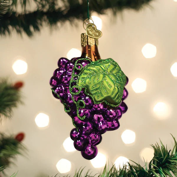 Old World Christmas: Fruit Hanging Ornaments, Set of 8 sparkle-castle
