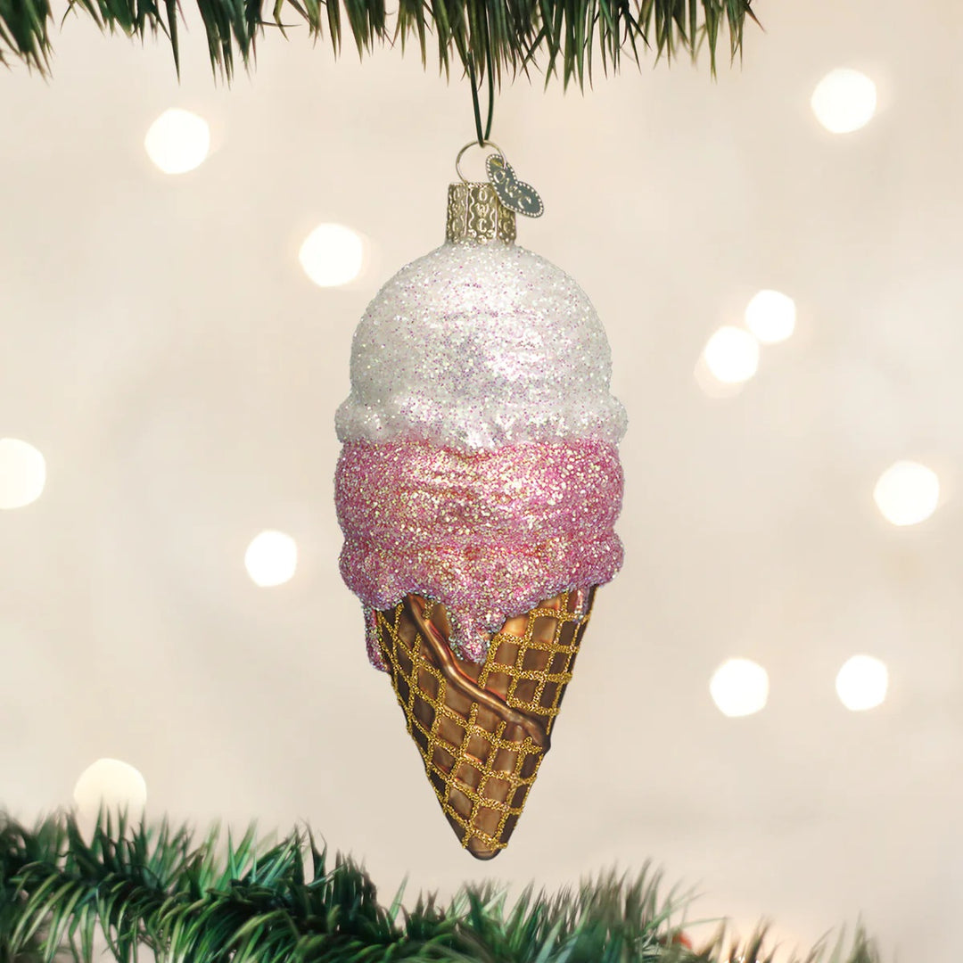 Old World Christmas: Ice Cream Hanging Ornaments, Set of 6 sparkle-castle