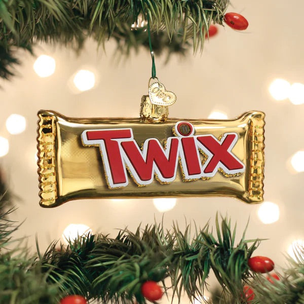 Old World Christmas: Mars Candy Favorites Hanging Ornaments, Set of 5 sparkle-castle