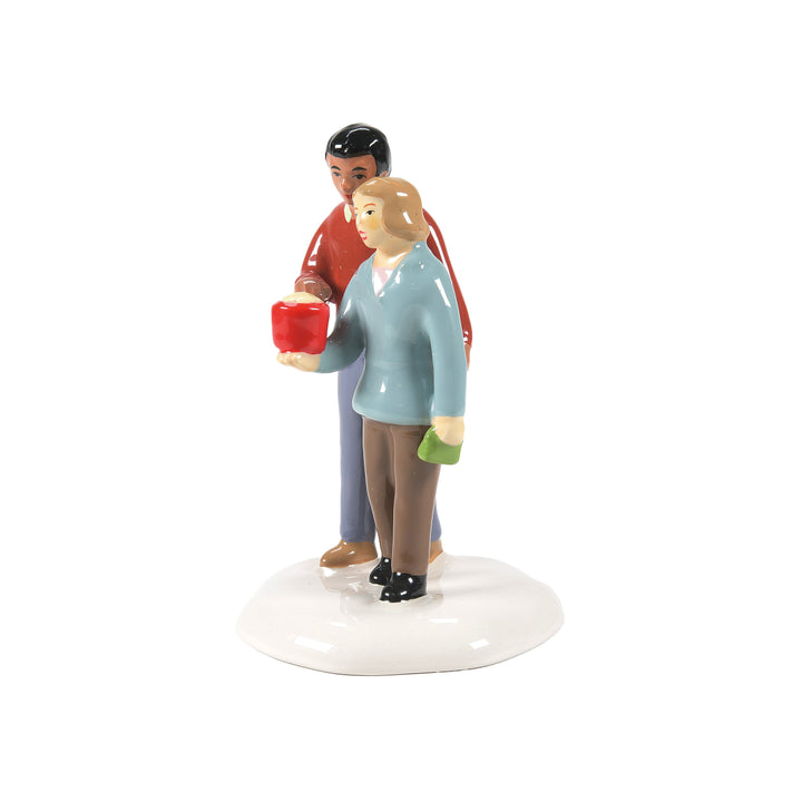 Department 56 Original Snow Village Accessory: Date Night sparkle-castle