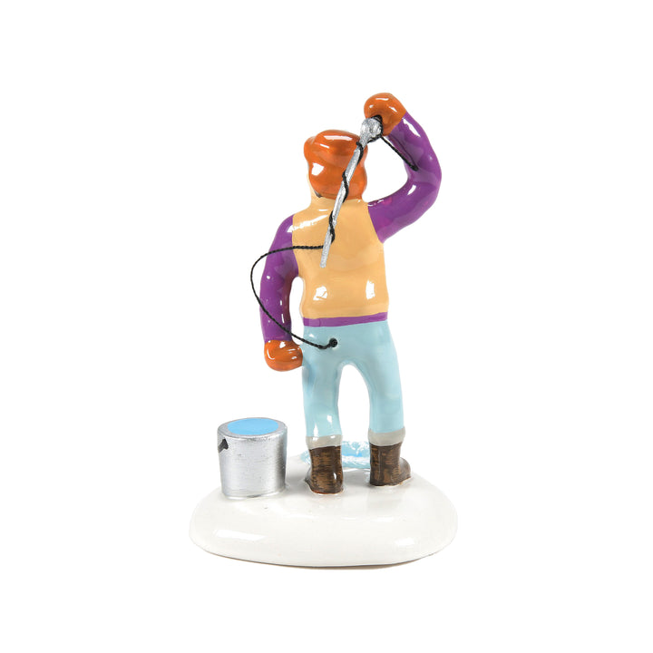 Department 56 Original Snow Village Accessory: I May Have Hooked A Big One sparkle-castle