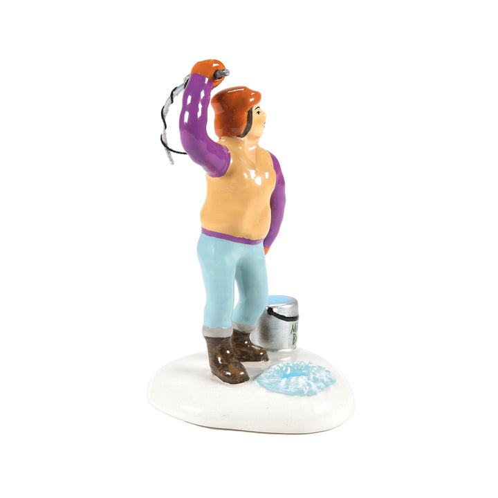 Department 56 Original Snow Village Accessory: I May Have Hooked A Big One sparkle-castle