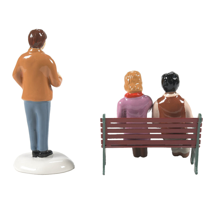 Department 56 Original Snow Village Accessory: Village Hipsters, Set of 3 sparkle-castle