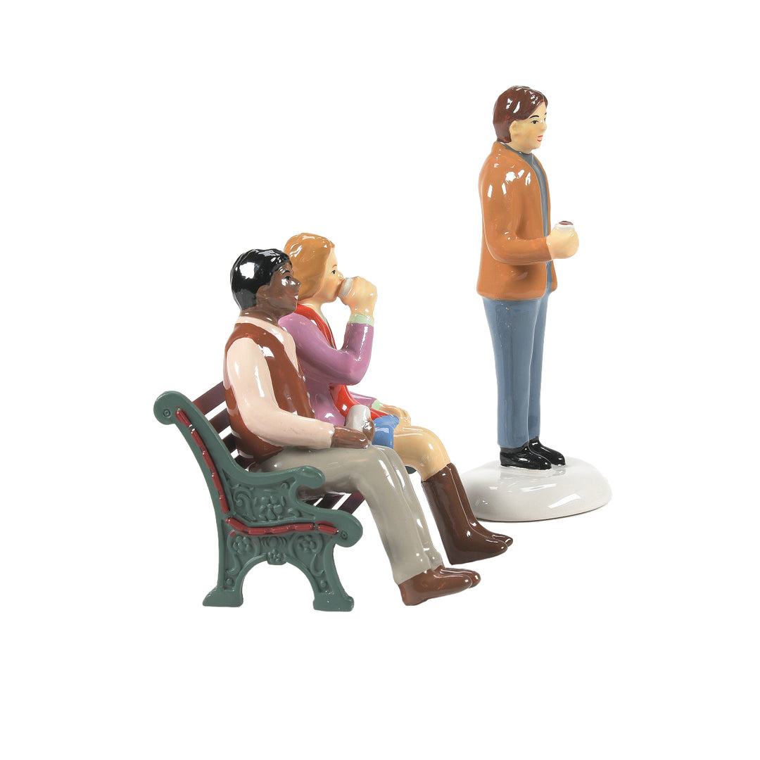 Department 56 Original Snow Village Accessory: Village Hipsters, Set of 3 sparkle-castle