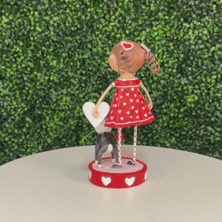 Lori Mitchell Valentine's Day Collection: Mila Loves Milo Figurine