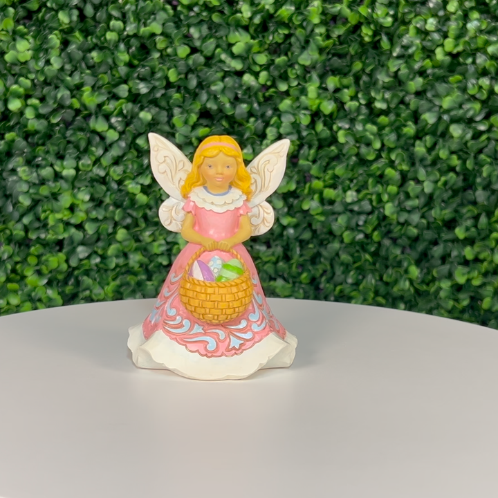Jim Shore Heartwood Creek: Easter Fairy with Basket Figurine