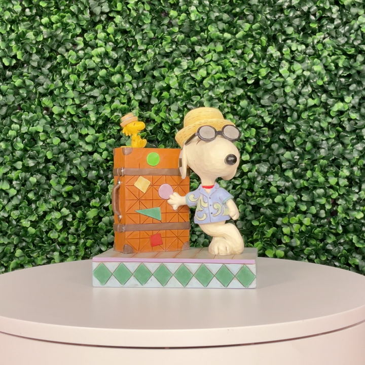 Jim Shore Peanuts: Snoopy & Woodstock Vacation Figurine