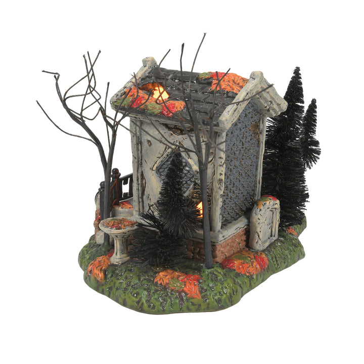 Department 56 Snow Village Halloween: R.I.P. Cemetery sparkle-castle