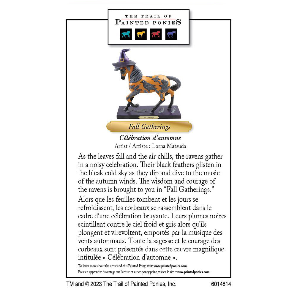Trail of Painted Ponies: Fall Gatherings Figurine sparkle-castle