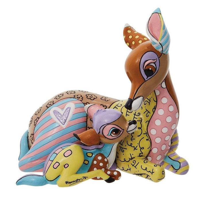 Disney Britto: Bambi and Mother Figurine sparkle-castle