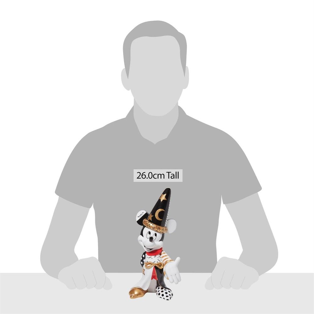 Disney Britto: Midas Sorcerer Mickey Figurine sparkle-castle