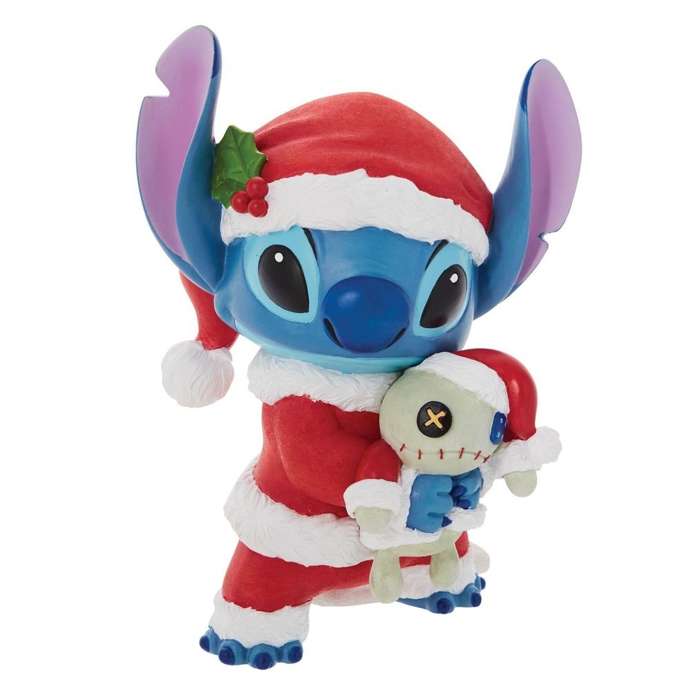 Disney Showcase: Santa Stitch with Scrump Figurine sparkle-castle