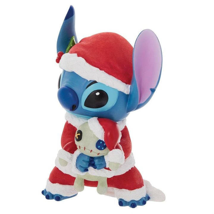 Disney Showcase: Santa Stitch with Scrump Figurine sparkle-castle