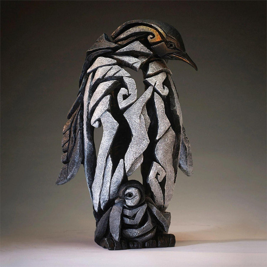 Edge Sculpture: Emperor Penguin sparkle-castle