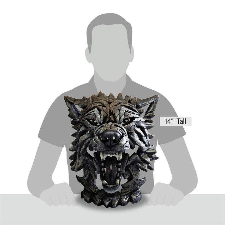 Edge Sculpture: Wolf Bust sparkle-castle