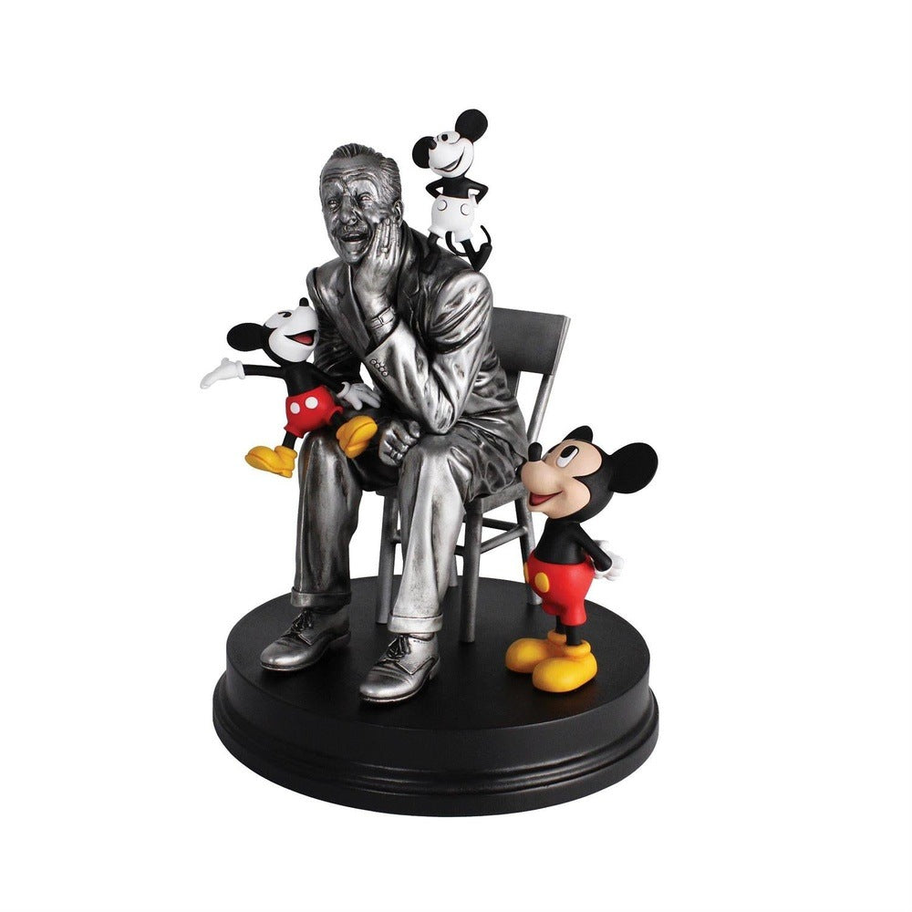 Grand Jester Studios: D100 Walt with Mickey Mouse Figurine sparkle-castle