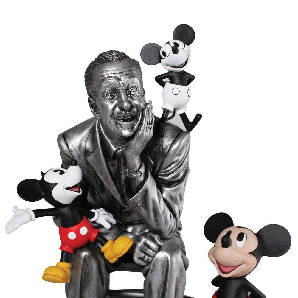 Grand Jester Studios: D100 Walt with Mickey Mouse Figurine sparkle-castle