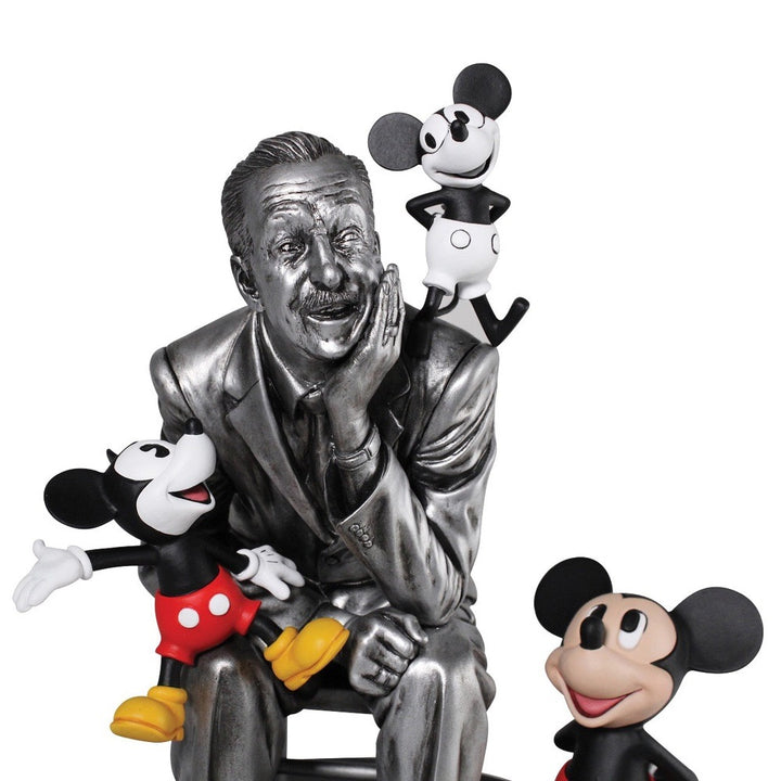 Grand Jester Studios: D100 Walt with Mickey Mouse Figurine sparkle-castle