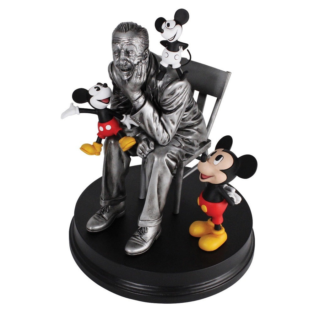 Grand Jester Studios: D100 Walt with Mickey Mouse Figurine sparkle-castle