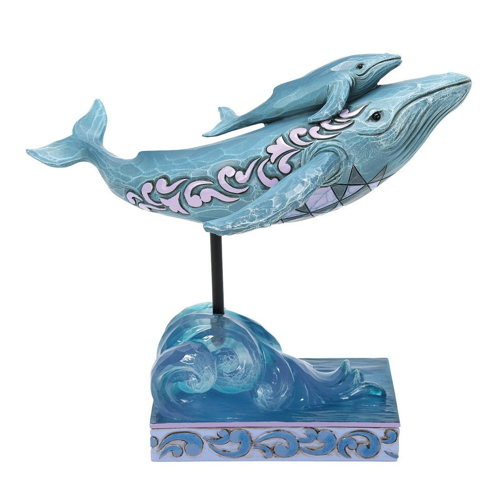 Jim Shore Animal Planet: Blue Whales Figurine sparkle-castle