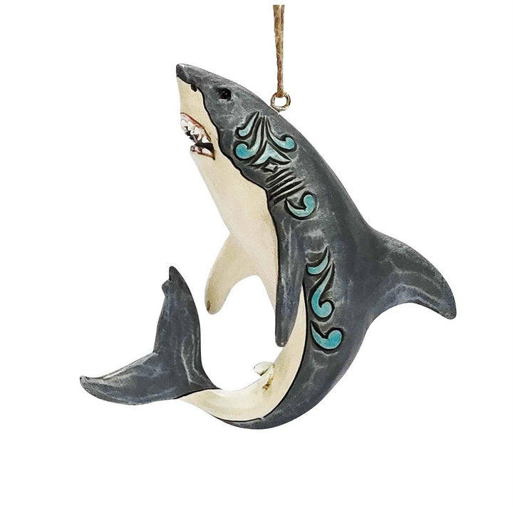 Jim Shore Animal Planet: Great White Shark Hanging Ornament sparkle-castle