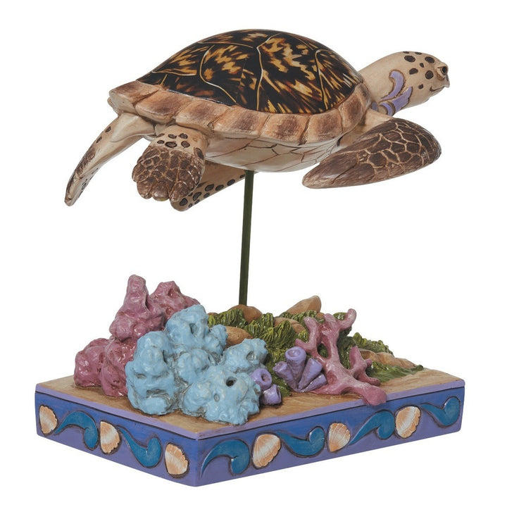 Jim Shore Animal Planet: Hawksbill Sea Turtle Figurine sparkle-castle