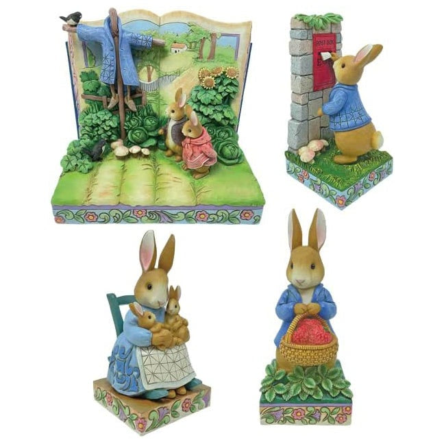 Jim Shore Beatrix Potter: Peter Rabbit Spring 2022 Figurines, Set of 4 sparkle-castle