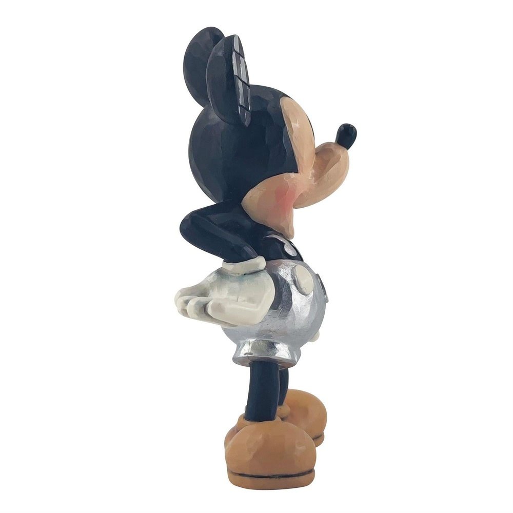 Jim Shore Disney Traditions: 100th Anniversary Mickey Mouse Miniature Figurine sparkle-castle