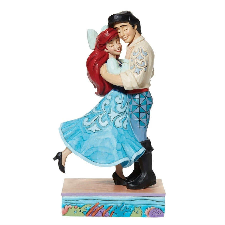 Jim Shore Disney Traditions: Ariel & Eric In Love Figurine sparkle-castle