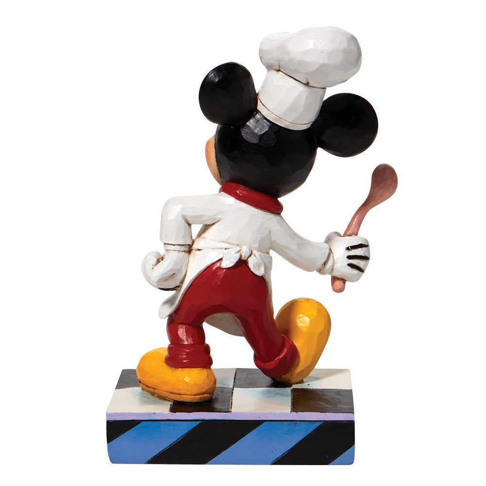 Jim Shore Disney Traditions: Chef Mickey Figurine sparkle-castle