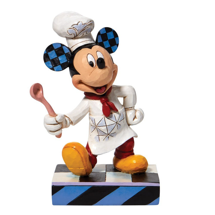 Jim Shore Disney Traditions: Chef Mickey Figurine sparkle-castle
