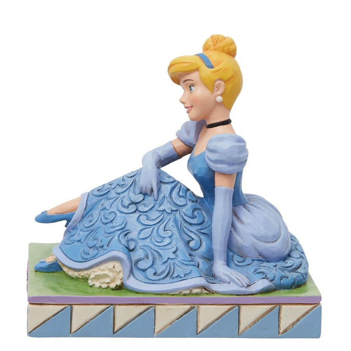Jim Shore Disney Traditions: Cinderella Personality Pose Figurine sparkle-castle