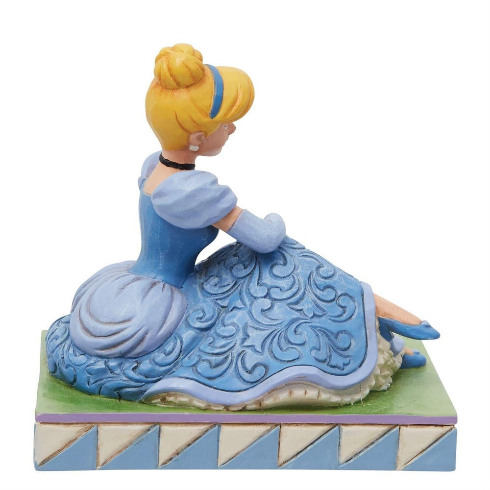 Jim Shore Disney Traditions: Cinderella Personality Pose Figurine sparkle-castle