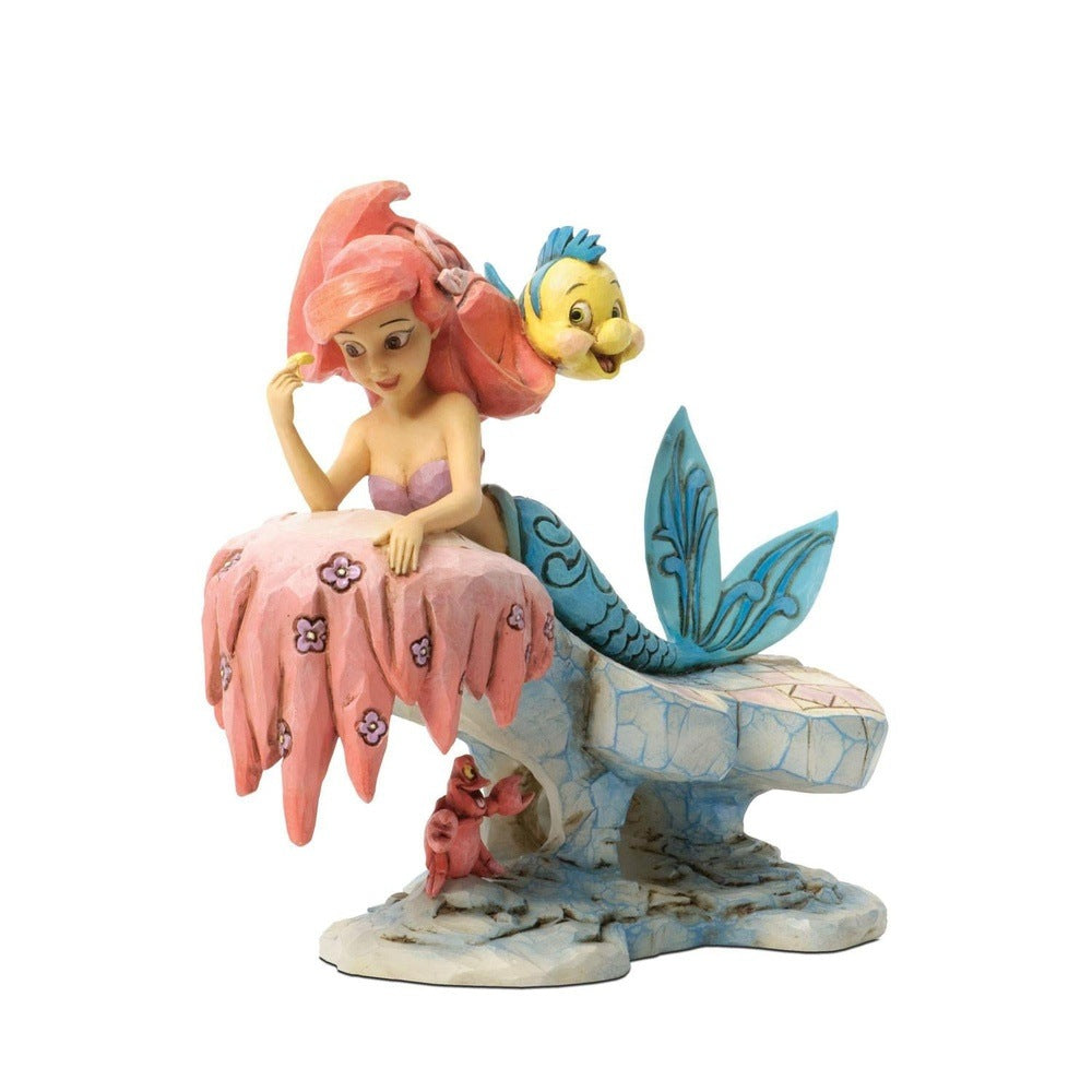 Jim Shore Disney Traditions: Daydreaming Ariel Figurine sparkle-castle
