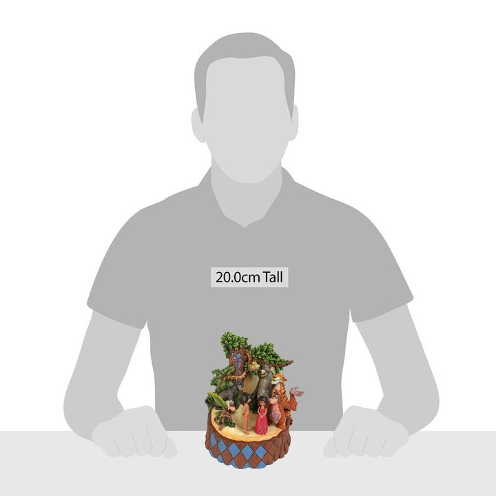 Jim Shore Disney Traditions: Jungle Book Carved Heart Figurine sparkle-castle