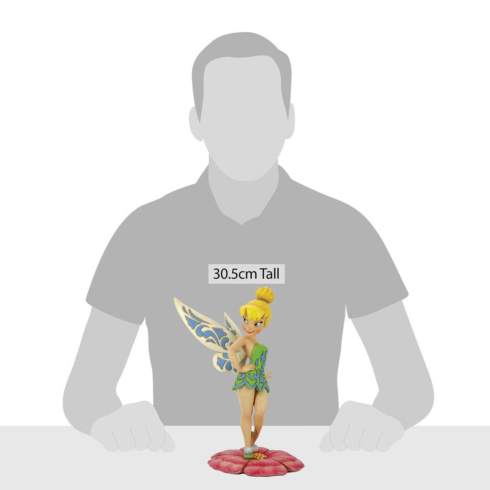 Jim Shore Disney Traditions: Sassy Tink Big Figurine sparkle-castle