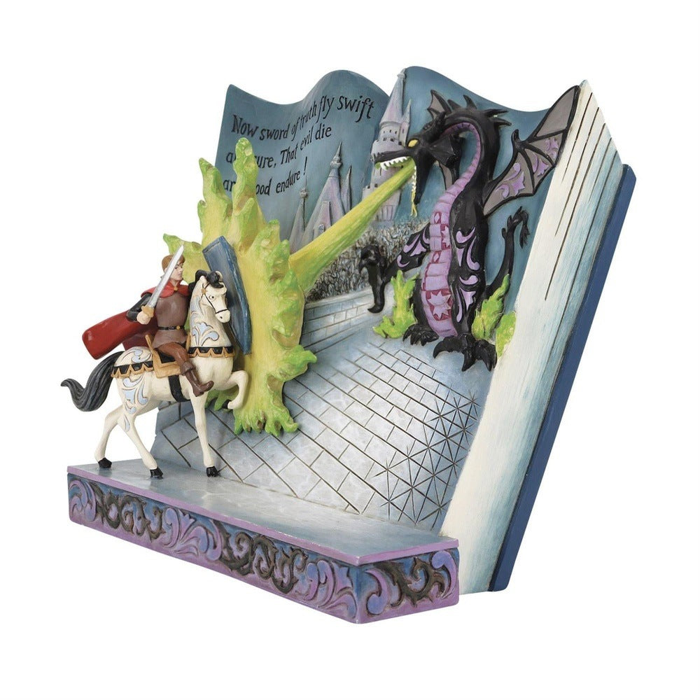 Jim Shore Disney Traditions: Maleficent Storybook Figurine sparkle-castle