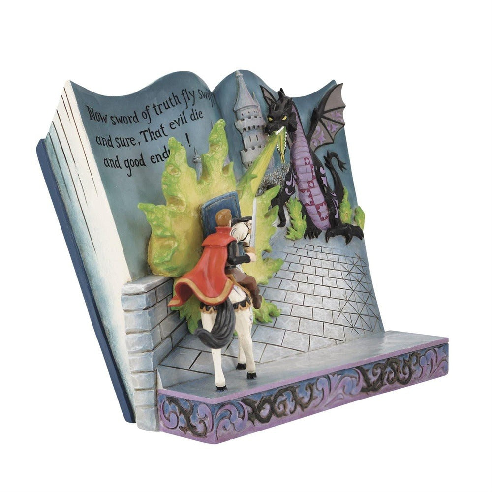Jim Shore Disney Traditions: Maleficent Storybook Figurine sparkle-castle