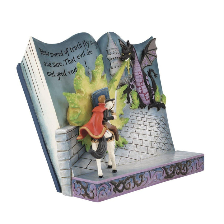 Jim Shore Disney Traditions: Maleficent Storybook Figurine sparkle-castle
