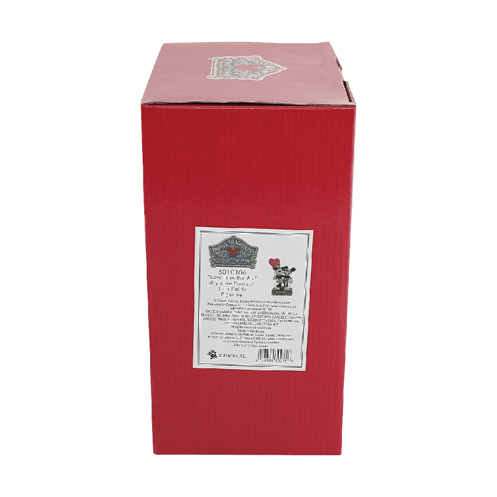 Jim Shore Disney Traditions: Mickey Minnie Heart Figurine sparkle-castle