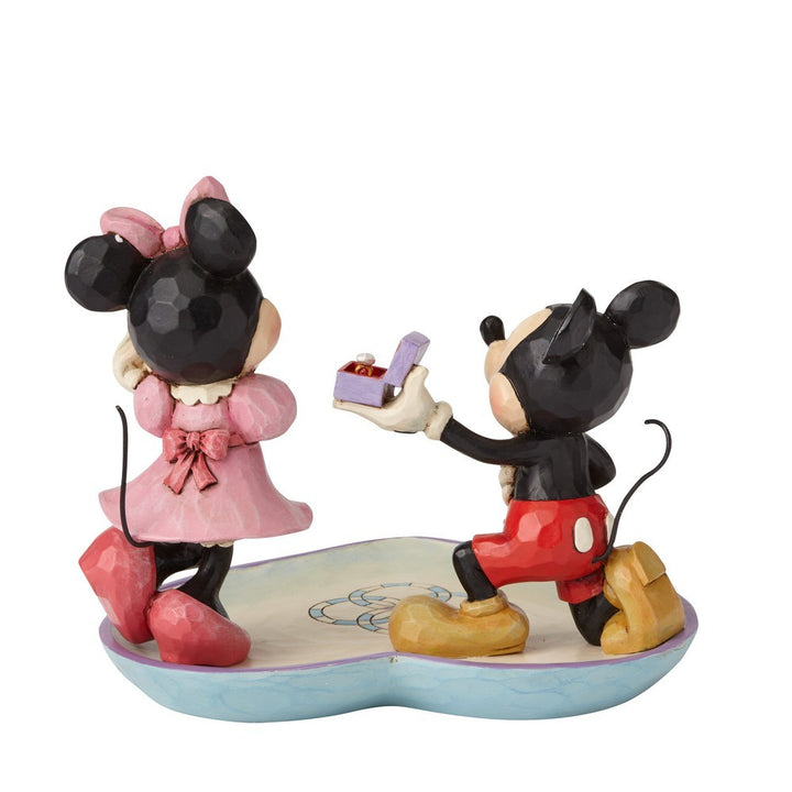 Jim Shore Disney Traditions: Mickey Minnie Ring Dish sparkle-castle