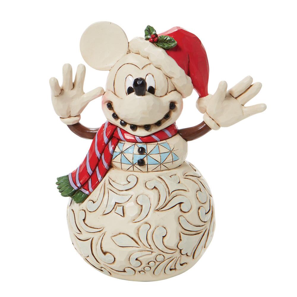 Disney Traditions Santa Mickey Mouse with Gift Figurine by Jim Shore