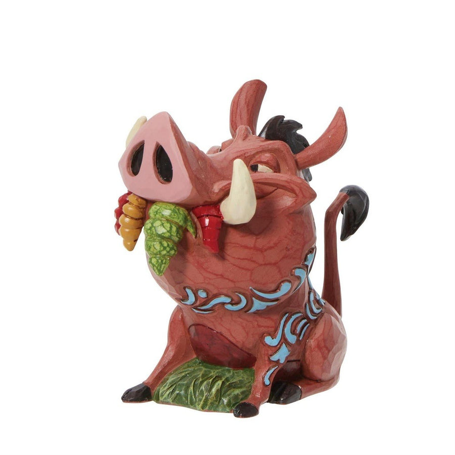 Jim Shore Disney Traditions: Mini Pumbaa Eating Bugs Figurine sparkle-castle