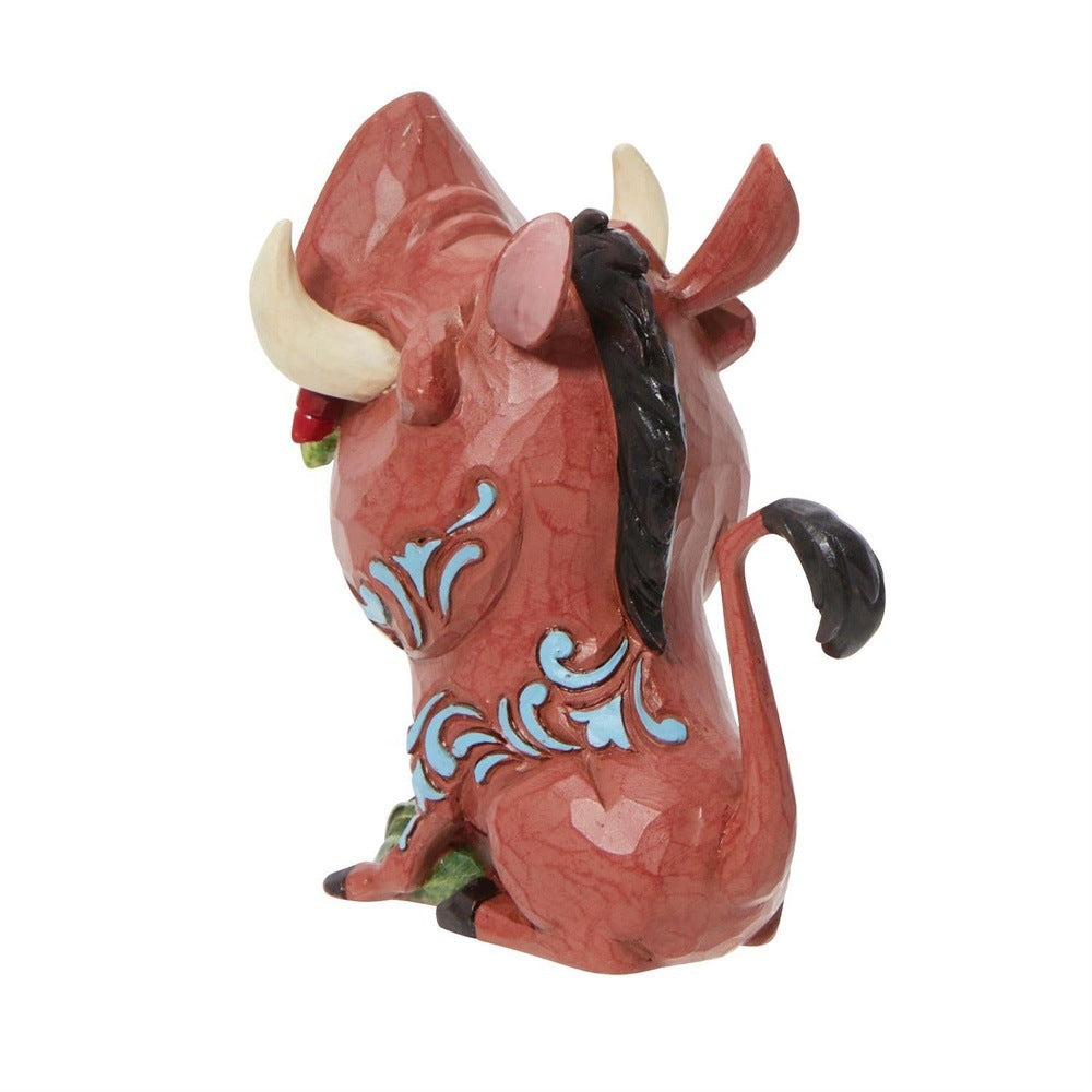 Jim Shore Disney Traditions: Mini Pumbaa Eating Bugs Figurine sparkle-castle