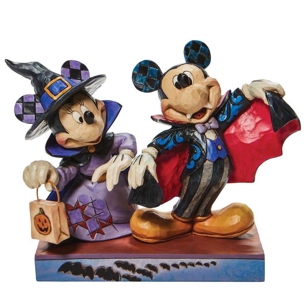 Jim Shore Disney Traditions: Minnie Witch and Vampire Mickey Figurine –  Sparkle Castle