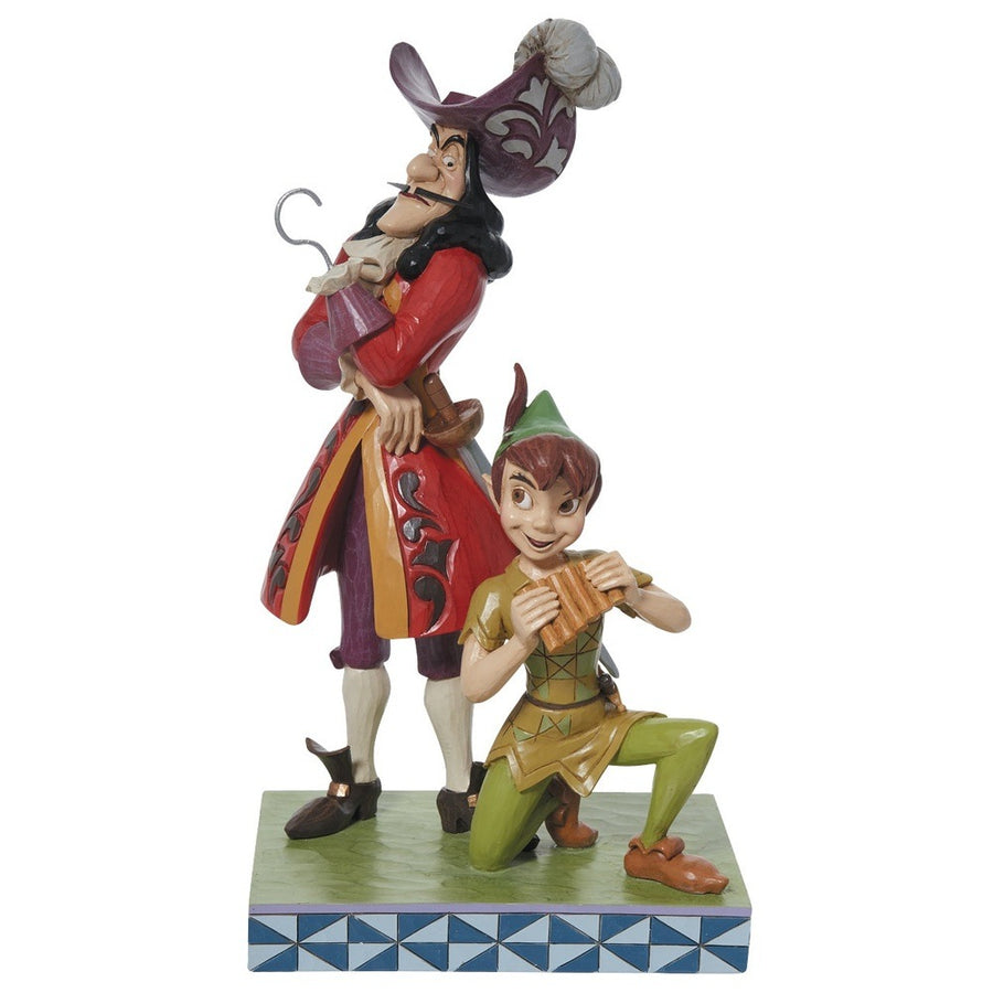 Jim Shore Disney Traditions: Peter Pan & Captain Hook Figurine sparkle-castle