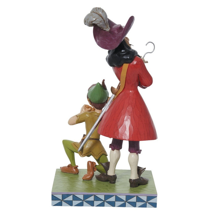 Jim Shore Disney Traditions: Peter Pan & Captain Hook Figurine sparkle-castle