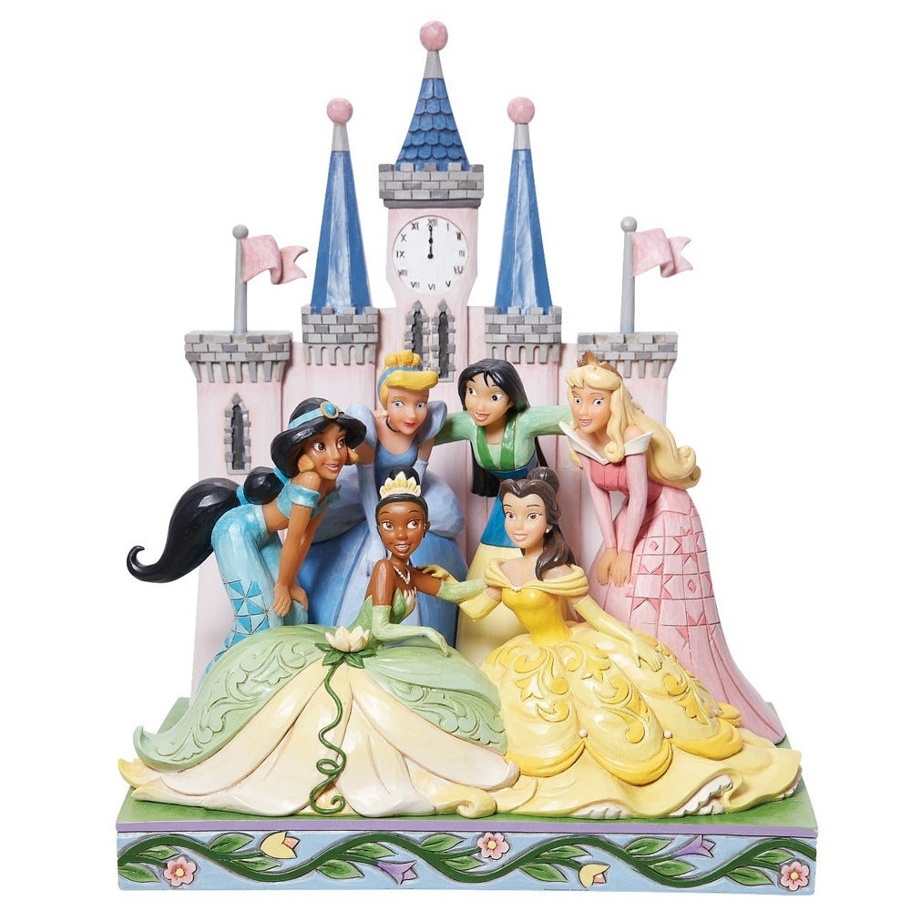 Jim Shore Disney Traditions: Princess Group In Front of Castle Figurine